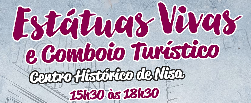 Festival de Estátuas Vivas e Comboio Turístico animam Páscoa em Nisa